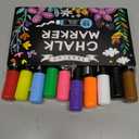Window Chalk Markers for Glass Washable, 10 Colors Jumbo Liquid Chalk Marker with 10mm 3 in 1 Nib Thick Wide Tips, Big Chalkboard Markers, Car Paint Pen for Auto, Bistro, Mirror, Poster, Blackboards