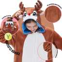 SWEETXIN Adult Unisex Onesie Pajamas Halloween Christmas Cosplay Costume Suit for Women and Men (L)