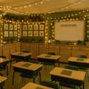 3 x YOUNGAR Green Wire Christmas Lights,50LED Battery/USB Operated String Light,Twinkle Lights with Timer Memory Waterproof Outdoor with 8 Modes for Tree, Yard, Garden, Patio Decor (Warm white battery)