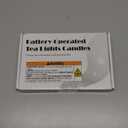 Homemory 22-Pack Flameless LED Tea Lights Candles Battery Operated, 200+Hour Fake Electric Candles TeaLights for Votive, Halloween, Ofrenda, Diya, Wedding Centerpiece Table Decor, Funeral, Christmas