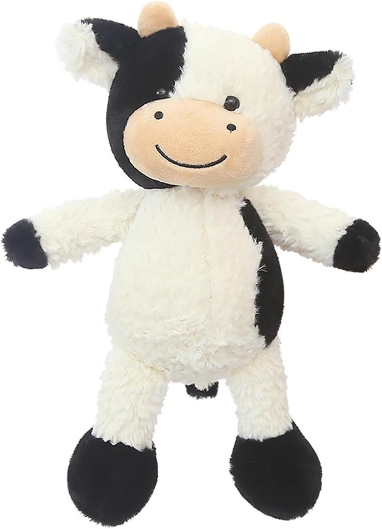BSVOME 11.8 inches Cow Stuffed Animal Soft Plush Cute Cow Doll for Boys Girls