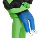 Spirit Halloween Adult Alien Pick Me Up Inflatable Costume, Funny Costumes, Fan Operated (ONE SIZE FITS MOST, Multicolor)