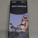 Bike Mirror Handlebar Mount 360 Adjustable 2pcs, Accessories Bike Side Mirror, E Bike Mirrors for Handlebars, Scooter Mirrors for Handlebars with Scratch Resistant Glass, E Bike Rear View Mirror