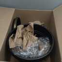 16 inch Plant Pots Outdoor Planters4 Pack Large Plastic Flower Pot For Indoor Plants With Drainage Holes & Saucer, Resin Decorative Container Sets With Trays For House Outdoor Garden Plant Dark Gold