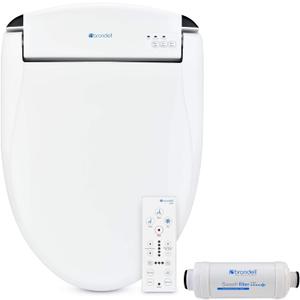 Brondell SE600 Swash Electronic Bidet Toilet Seat for Elongated Toilets and SWF44 Swash Bidet Filter Bundle