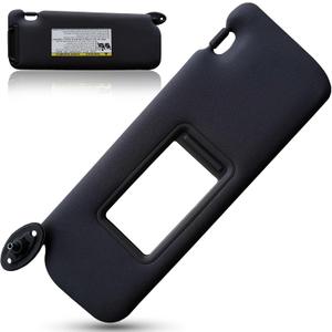 Left Driver Side Sun Visor Compatible with Toyota Scion TC 2005-2010 Replaces# 74320-21210-B2 Gray (Left Driver Side (Black))