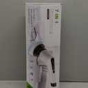 MGLSDeet Electric Spin Scrubber Scrub Brush, Rechargeable Cleaning Brush with 8 in 1 Replaceable Brush Heads, Cordless Power Spin Scrubber 90Mins for Bathroom Shower Bathtub Glass Car (Long White)