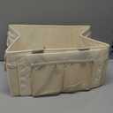 YOHOOLYO Baby Diaper Caddy Organizer, Large Portable Storage Basket for Newborn Essentials, Nursery Must-Have for Boys and Girls, Gift for Baby Shower and Registry Must-Have, Car and Travel Caddy