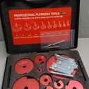 9 Pcs PVC Pipe Reamer Kit With 1/2 inch, 3/4 inch, 1 inch, 1-1/4inch, 1-1/2inch, 2inch, 2-1/2inch, 3inch, 4inch, 2 Carbide Inserts,for SCH40 PVC, ABS, and CPVC pipe jacketing