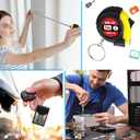 Kifmurase 16 Pcs Mini Screwdriver Keychain Tape Measure Keychains Set Bulk for Men Dad Party Favors Tools Christmas Stuffers Birthday Father Gifts
