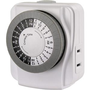 Prime Wire & Cable TNI2412 1-Outlet Push Pin Timer
