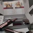 Shark FlexFusion Hair Straightener & Powerful Hair Dryer with Fusion Hair Brush, Ceramic Air Styler with Auto-Wrap Curlers & Concentrator, Ceramic Plates, Cosmic Blush HD641S