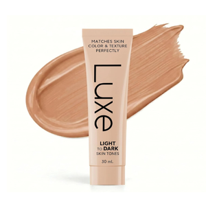 Luxe Research Color Changing Foundation – Instantly Adapts to Your Skin Tone – Buildable LighttoMedium Coverage – 12Hour Wear – Natural Dewy Finish