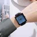 Women's Waterproof Leather Watch - Quartz Wrist Watch for Small Wrists, Thin Design