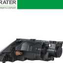 munirater Headlight Passenger Side Replacement for Fusion 2010-2012