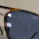 SOJOS Sunglasses for Women & Men, Square, Retro, Polarized Lens, Trendy Aviator, 90s Shades (Brown Tortoise/Blue)