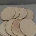Natural Round Wood Slices 8 Pack 9-10 inches Unfinished Wood kit Circles DIY Crafts Wood Ornament Discs