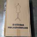 FDW Female Mannequin Body Dress Form Sewing Mannequin Torso Manikin with Tripod Base Stand Adjustable Mannequin for Sewing Clothes Display(Black, 59-67 Inches)