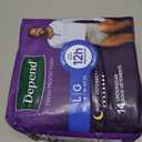Depend Night Defense Adult Diapers, Incontinence Underwear for Men, Disposable, Overnight, Large, Grey, 14 Count