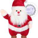 SuzziPals Heatable & Coolable Christmas Toys Santa Claus Plush, Microwave Heating Pad for Soothing & Relaxation, Christmas Stuff Lavender Plush Santa Toy, Santa Plush Doll for Girl