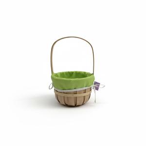 Signature SELECT 9 Inch Natural Burlap Basket 1 Count - Green