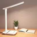 Cordless LED Desk Lamp for Home Office, 6000mAh Rechargeable Battery Operated Table Lamps,Eye-Caring Reading Lamp for Students, 3 Lighting Modes & Brightness Dimmer Light for Kids Study