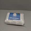 Gerber Unisex Baby Boys Girls Birdseye Prefold Cloth Diapers Multipack White Premiun 3-Ply 10 Pack