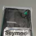 SEYMAC Case for iPad Pro 13 Inch M5 2025 / M4 2024, Heavy Duty Shockproof Protective Case with Screen Protector, 360 Rotating Stand, Hand/Shoulder Strap and Pen Holder, Black