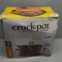Crock-Pot 8-Quart Manual Slow Cooker, XL Family Size Serves 10+ People, Removable Stoneware with Warming Setting, Dishwasher Safe for Easy Cleanup, Red