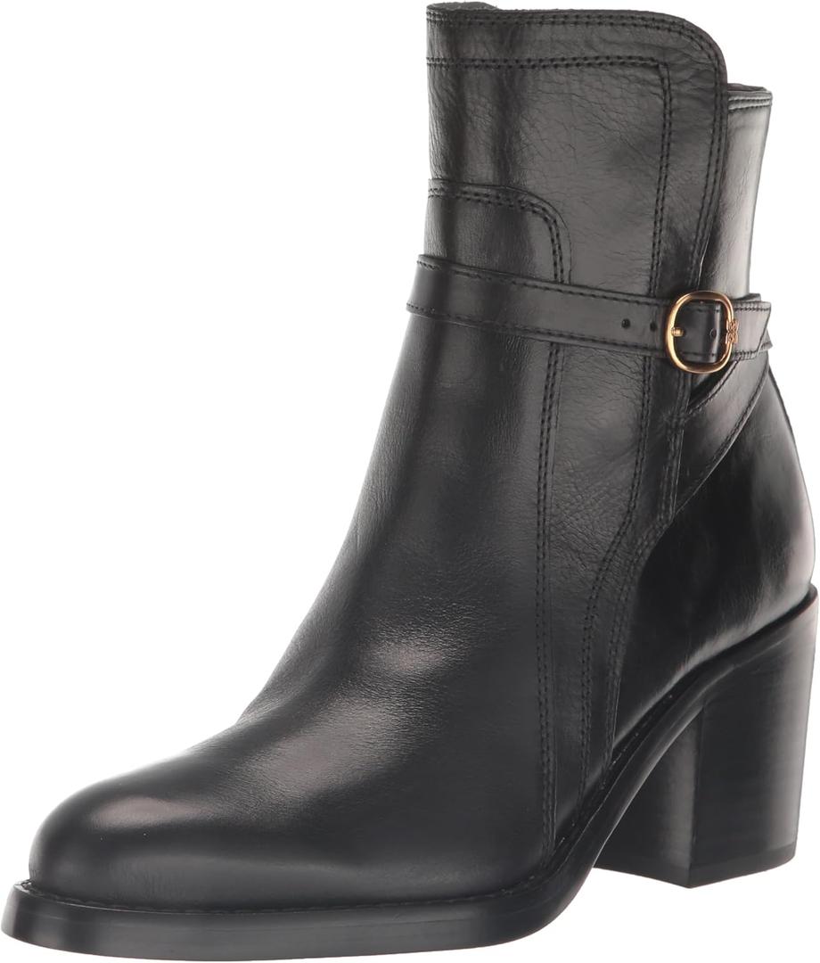 Sam Edelman women's Simona (5, Black Leather)
