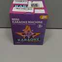 Mini Karaoke Machine for Kids with 2 Wireless Microphone, Portable Bluetooth Speaker, Kids Karaoke Machine to Sing Anywhere, for Girls, Ideal for Party, Birthday, Family Meeting (Pink)