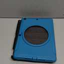 BATYUE Case for iPad 7th/8th/9th Gen 2019/2020/2021: Professional Shockproof 10.2" Cover with Screen Protector, Pencil Holder, 360 Rotating Stand Heavy-Duty, Blue