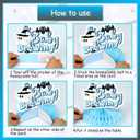 8 Pieces Halloween Honeycomb Centerpieces Blue, A Baby is Brewing Baby Shower Decorations Halloween Baby Shower Party Table Decoration for A Little Boo is Almost Due Baby Shower Boy