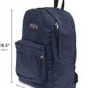 JanSport SuperBreak One Backpacks - Durable, Lightweight Bookbag with 1 Main Compartment, Front Utility Pocket with Built-in Organizer - Premium Backpack, Red Tape, One Size