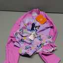 Bluey Swimsuit, Girls Bathing Suit with Frills, Long Sleeve Swimming Suit for Girls, Pink 8