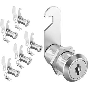 5PCS Cam Locks 5/8" Cabinet Thumb Lock for Camper, Trailer, Motorcycles, Mailbox, Drawer 5PCS Cam Locks 5/8" Cabinet Thumb Lock for Camper, Trailer, Motorcycles, Mailbox, Drawer