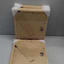 Lyeasw 8x10 Picture Frame 15 Pack, Display Pictures 8x10 with Mat or 9x11 without Mat, Natural Wood Color Bulk Photo Frames for Wall or Tabletop