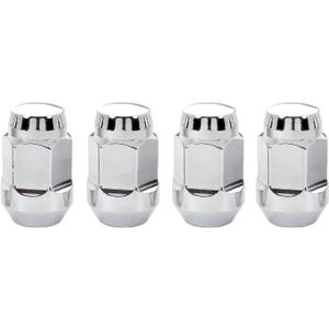 MCGARD 64010 Chrome Bulge Cone Seat Style Lug Nuts (1/2" - 20 Thread Size) - Set of 4