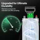 VIVOSUN 1.6 Gal/6L Pump Sprayer, Garden Water Sprayer for Plants, Weeds & Lawn Care, with 3 Nozzles, 50'' Long Hose & Pressure Relief Valve