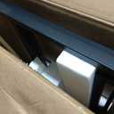 Folding Shower Chair, Shower Seat with Arms and Back, Quick-Assembly