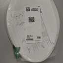 KOHLER 4636-RL-0 Cachet ReadyLatch Elongated Toilet Seat Slow Close, Soft Close Toilet Seat Quiet Lid, Contoured Grip-Tight Bumpers Installation Hardware, Apartment Essentials, White