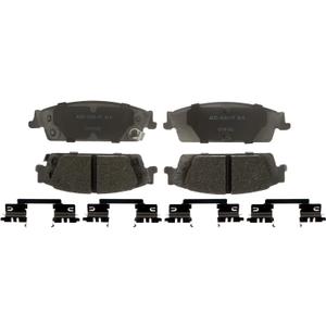 ACDelco Silver 14D1707CHF1 Ceramic Rear Disc Brake Pad Set