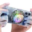 Phone Cooler,RGB Transparent Phone Cooling Fan with Semi-Conductor Cooling Chip, Magnetic Cellphone Radiator with Temperature Display for Mobile Gaming,Tiktok Live Streaming