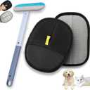 Pet Hair Removal Glove for Dogs & Cats, Newly Upgraded Reusable Electrostatic Pet Hair Remover, Gentle Effective Portable Magic Brush Pet Hair Tool for Clothes, Furniture, Carpet, Car Seats