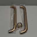 FANHAO 2 Pack Shower Grab Bar, 16 Inch Stainless Steel Bathroom Grab Bar with Anti-Slip Knurled Grip, Heavy Duty Shower Handle Bath Handle, Safety Bars for Elderly Handicapped (Champagne Bronze)