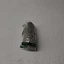 Womens Green Tulle Floral Beach Cover Up Sundresses with Belt Long Sleeves V Neck Summer Ruffle Tiered Dresses M