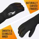 ATERCEL Gloves for Women Cold Weather, Winter Gloves Men,Touch Screen Warm Waterproof Glove for Cycling, Running, Driving (Black, M)