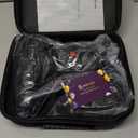 AERLANG Massage Gun with Heat Deep Tissue Back Massager Neck Massager for Pain Relief,Muscle Percussion Massage Gun, Birthday Gifts for Men Women Dad him Handheld Message Gun with 7Heads&Silent (Black)