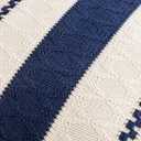 Laolitou Boho Pillow Covers 1818 Pack of 2, Decorative Rustic Cotton Linen Soft Blue Throw Pillow Cover for Living Room Sofa Bedroom Couch Cushions Home Decor