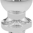 CURT 40097 Chrome ATV, UTV, Lawn Tractor Hitch Ball, 2,000 lbs, 2-Inch Diameter, 5/8 x 1-3/4-Inch Shank
